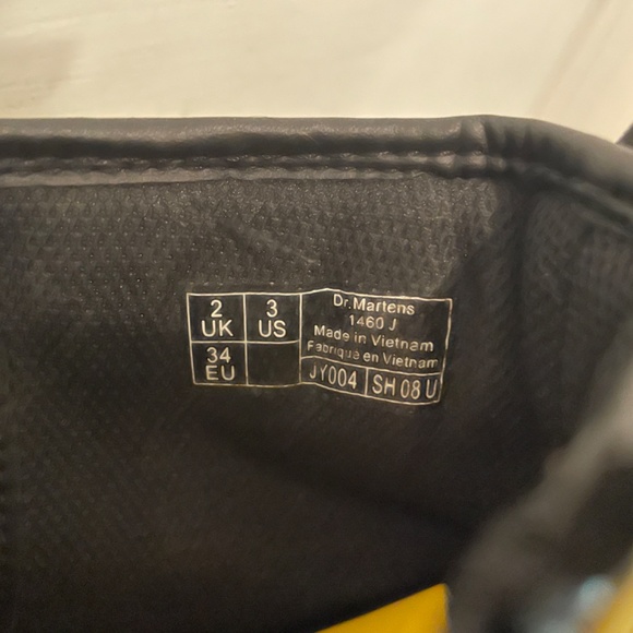 Doc Martin yellow side zip lace up boot - Picture 3 of 7